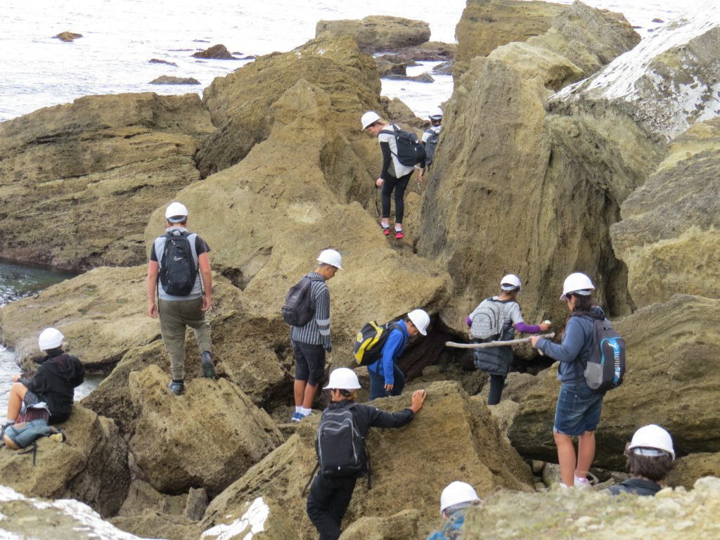Geology Field Trip at Waipatiki Beach