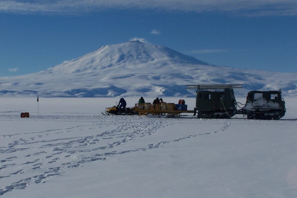 ANDRILL seismic survey beneath Mt Erebus