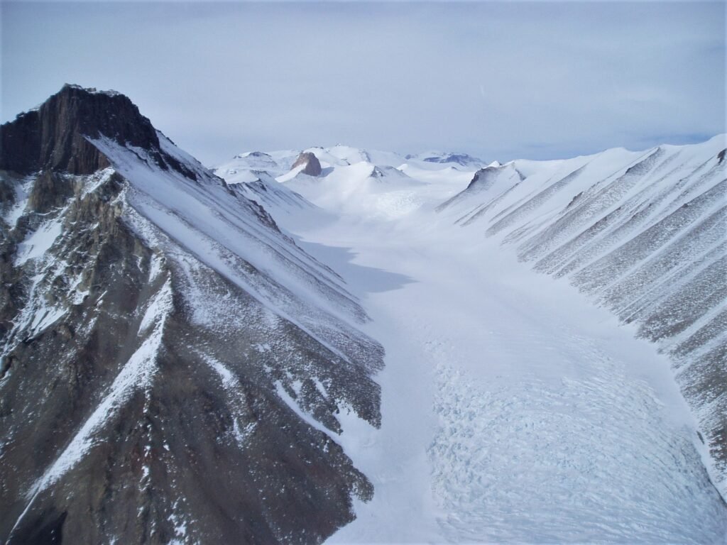 Glacier in the Dry Valleys, Antarctica