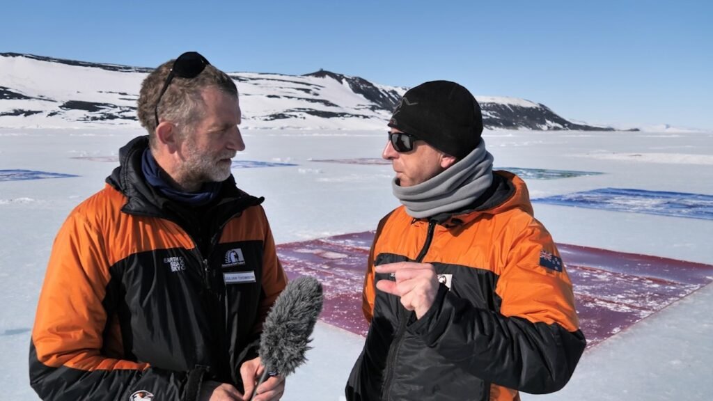 Interview in Antarctica